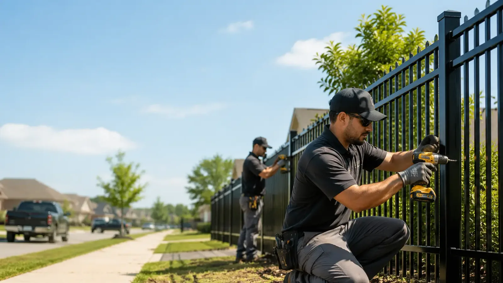 Metal Fence Installation in Emory, VA